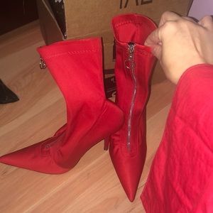 Public desire red boots
